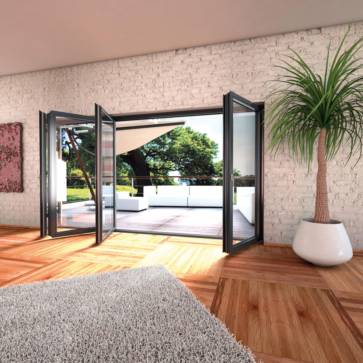 Bi Folding Doors by Tower Architectural Products Ltd